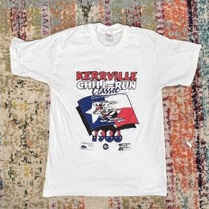 Vintage 1980s Kerrville Chili - Run Classic Run 1986 Tee Top Tshirt